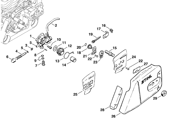 Oil pump - Chain tensioner kit