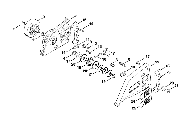 Chain sprocket cover