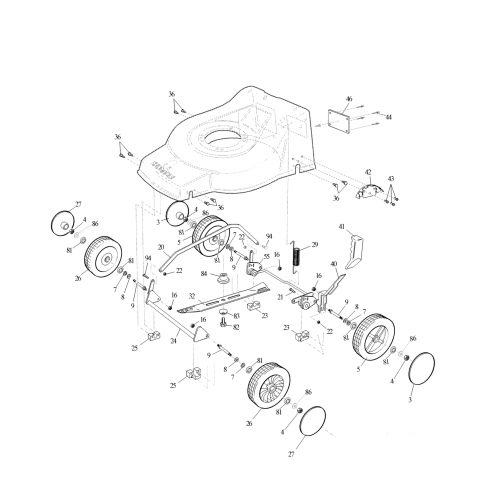 Lower Main Frame Assembly