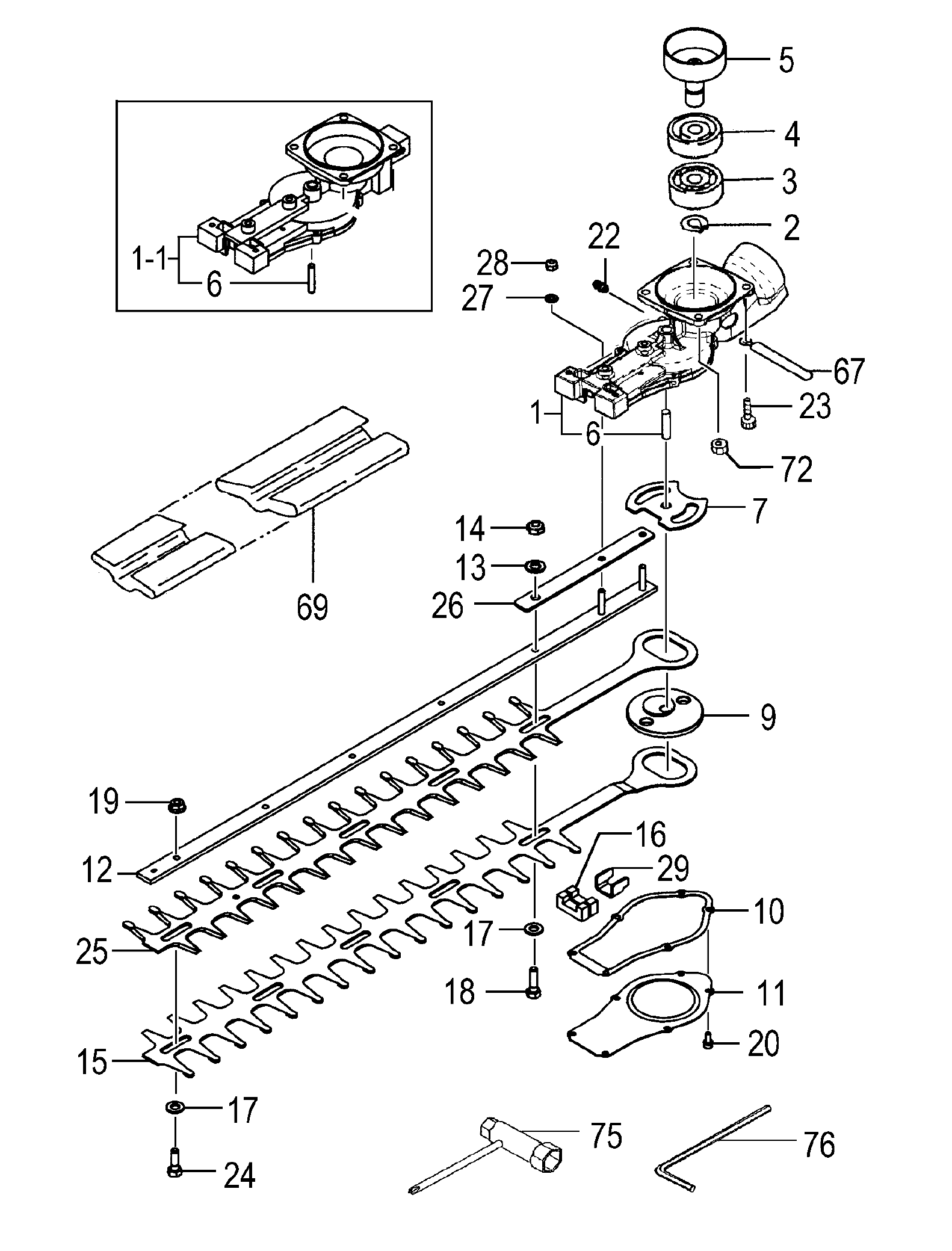 GEAR CASE/BLADE(620L) 