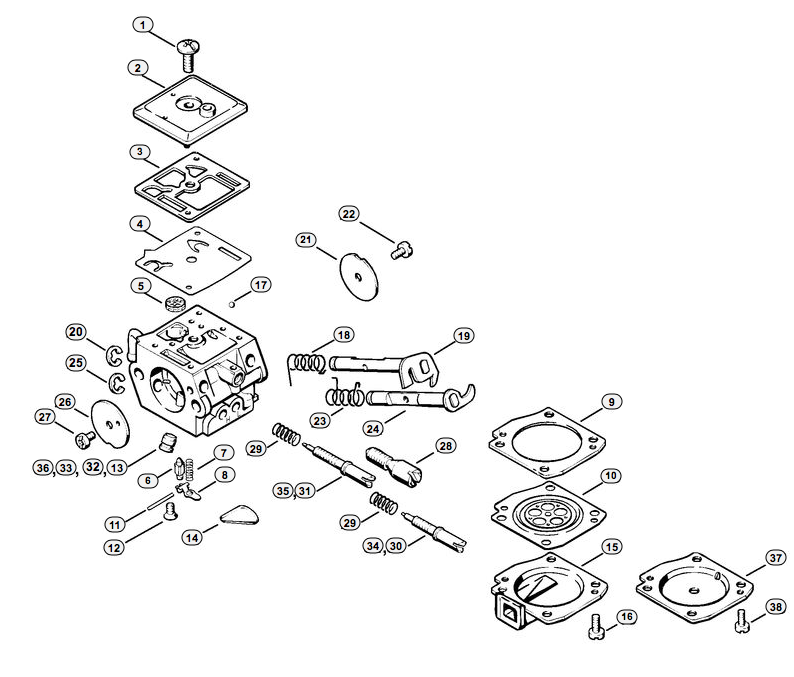 Carburetor C3A-S31E (AUS, NZ)