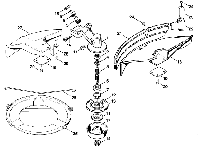 Gear head, Deflector