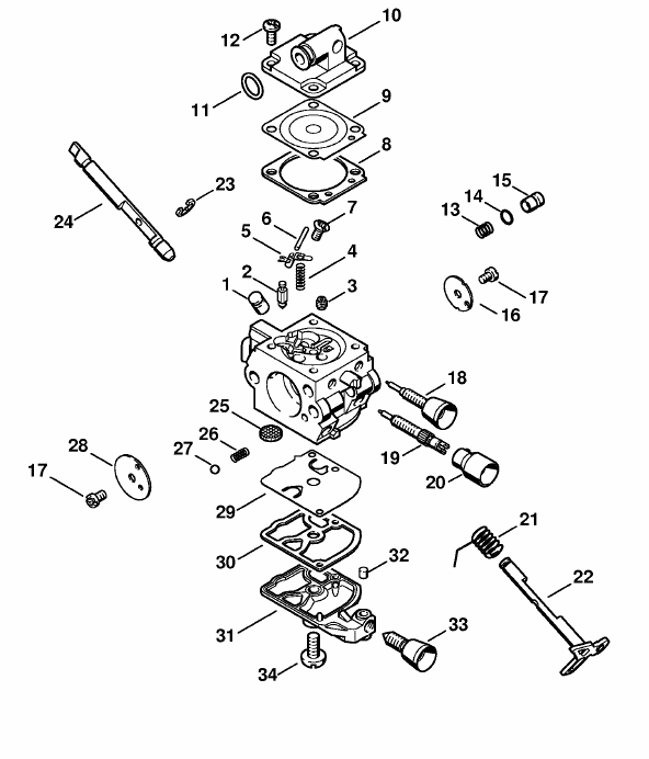 Carburetor C1Q-S125 BR