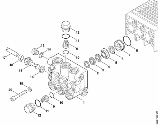 C-Valve block