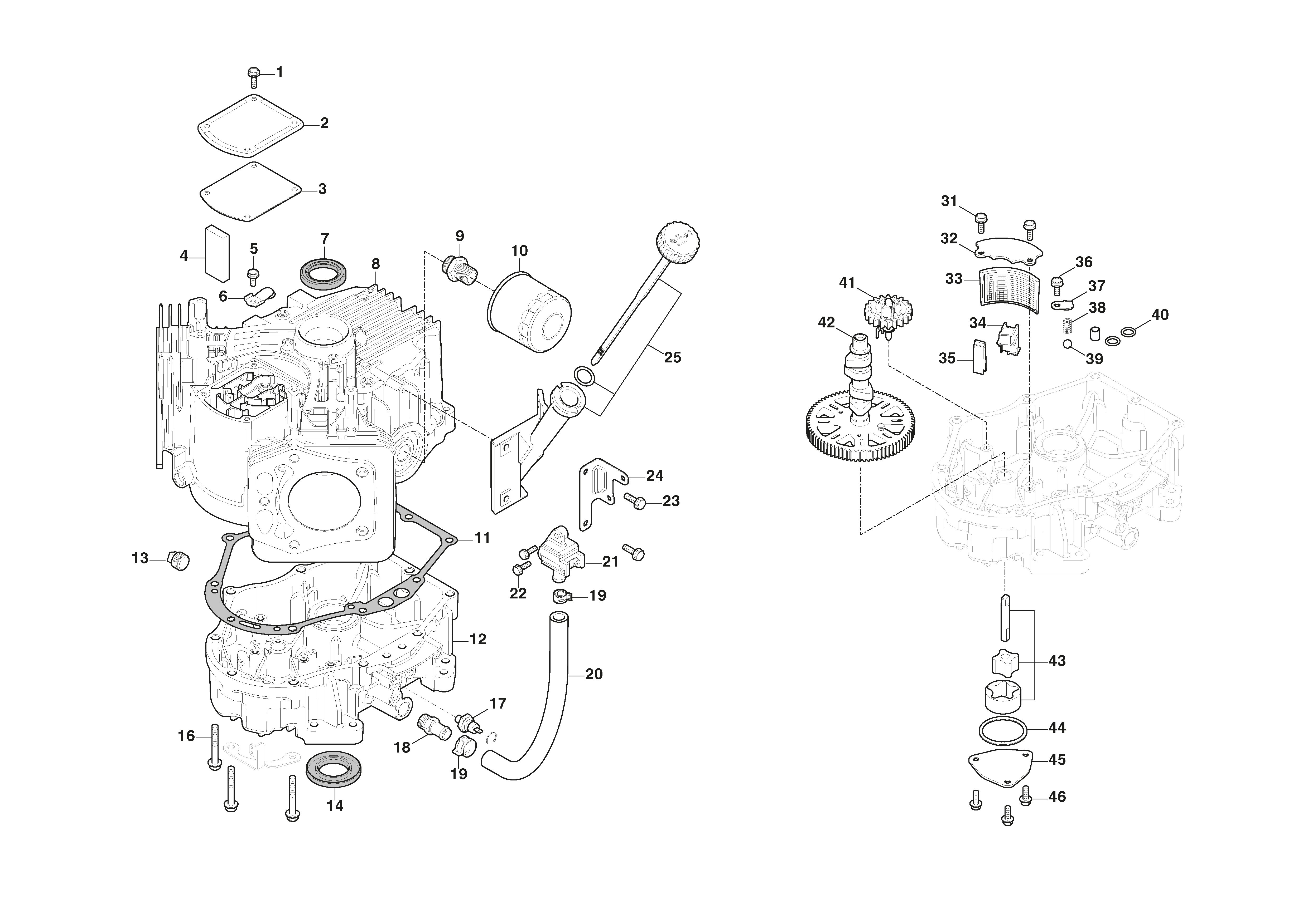  Oil Filter, Crankcase