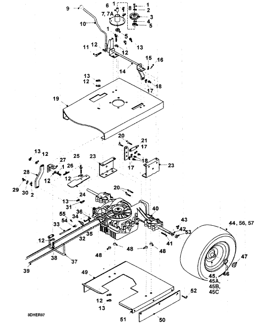 Peerless Hydrostatic Transaxel Assy