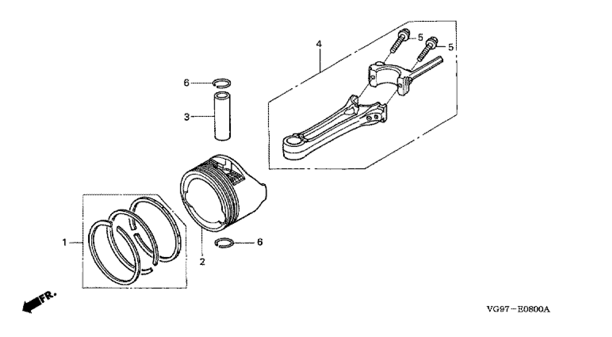 PISTON & CONNECTING ROD