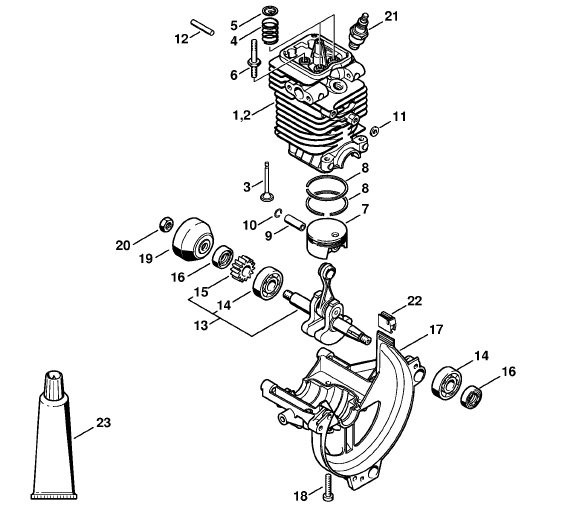 Cylinder Engine Pan