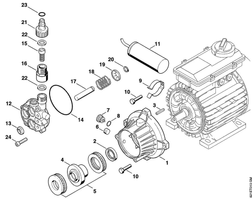 D-RE 160 K Drive housing