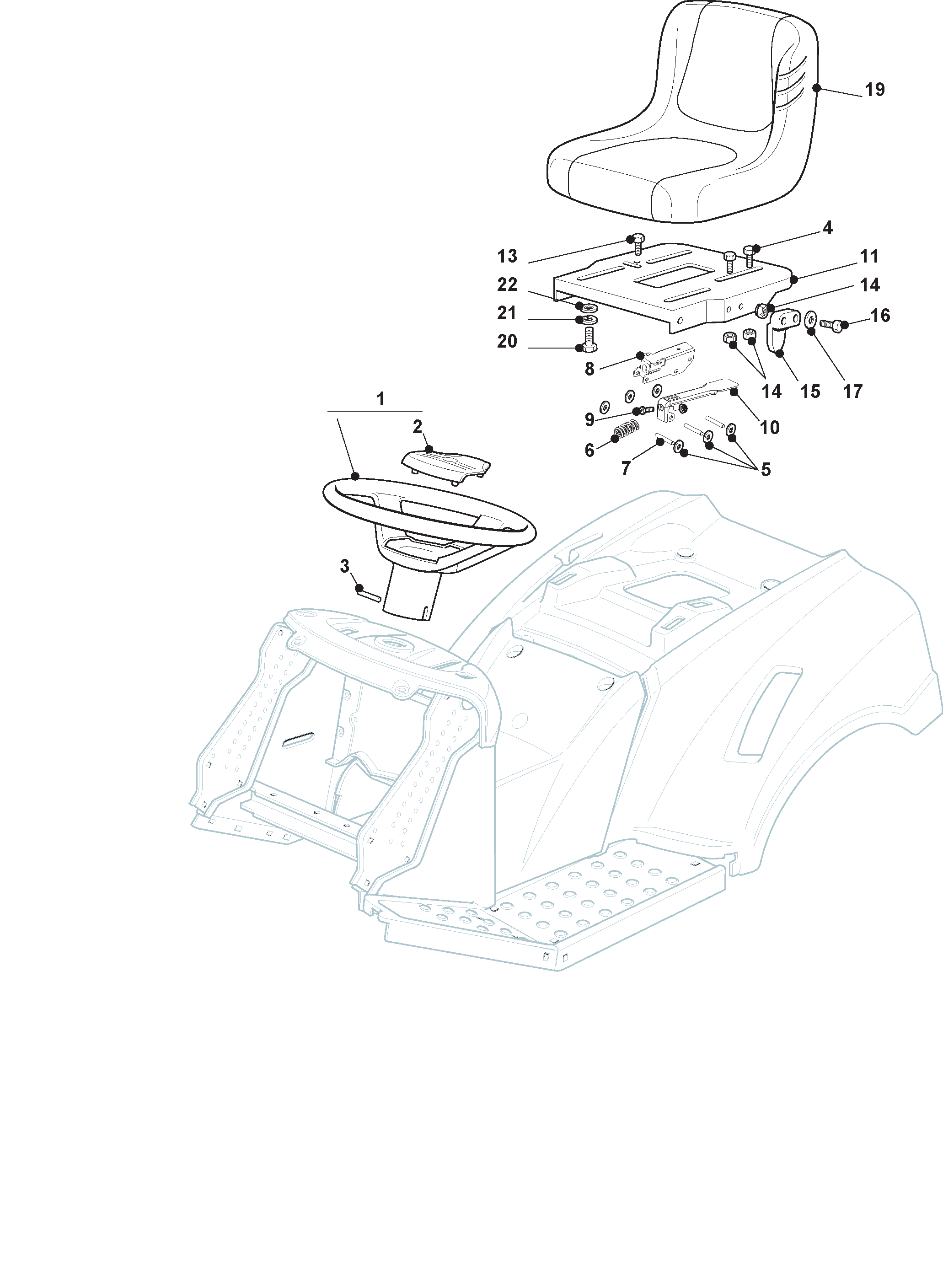 Seat & Steering Wheel