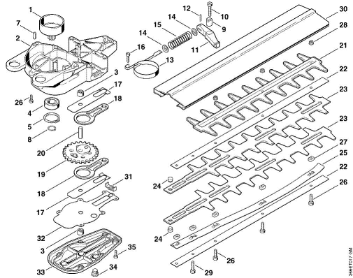 E-Gear housing