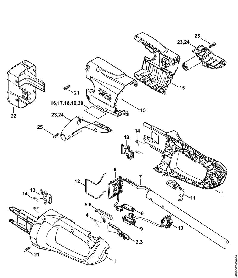 B HANDLE HOUSING 