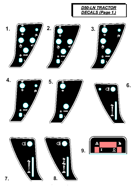 Decals List 1