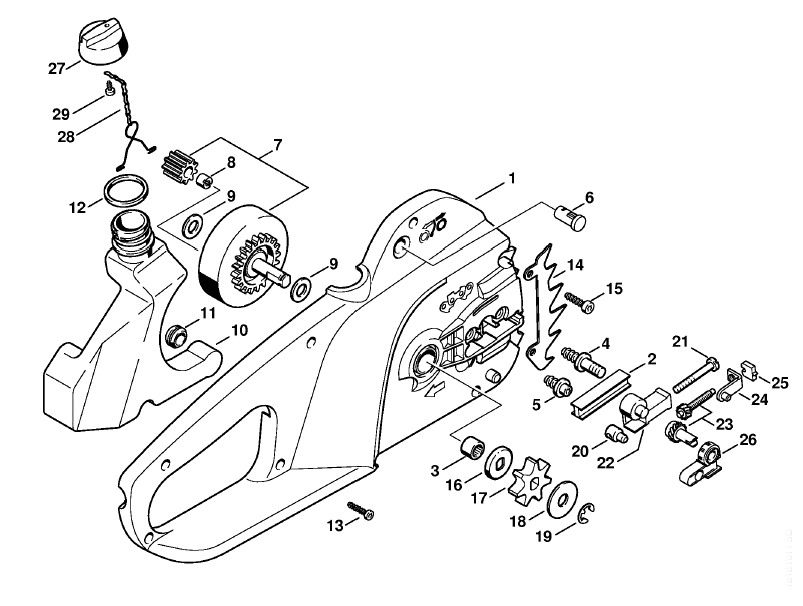 Handle housing