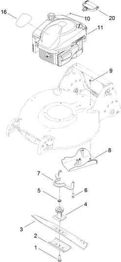 Engine and Blade Assembly