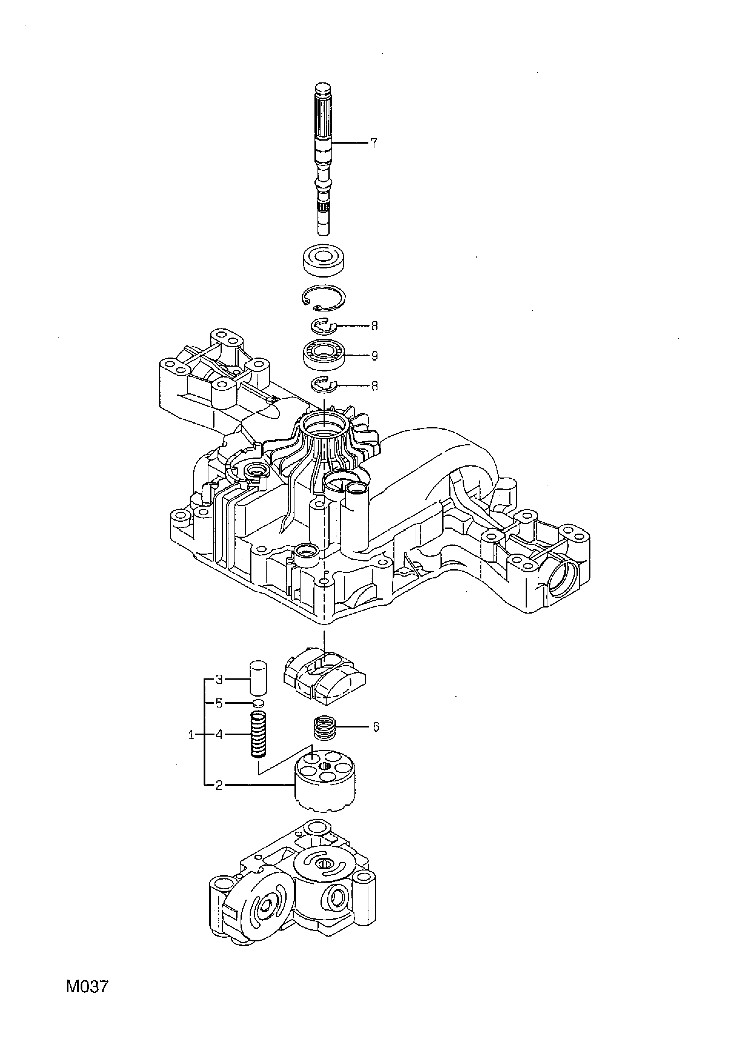 Kanzaki Transaxle K46 Pump Shaft