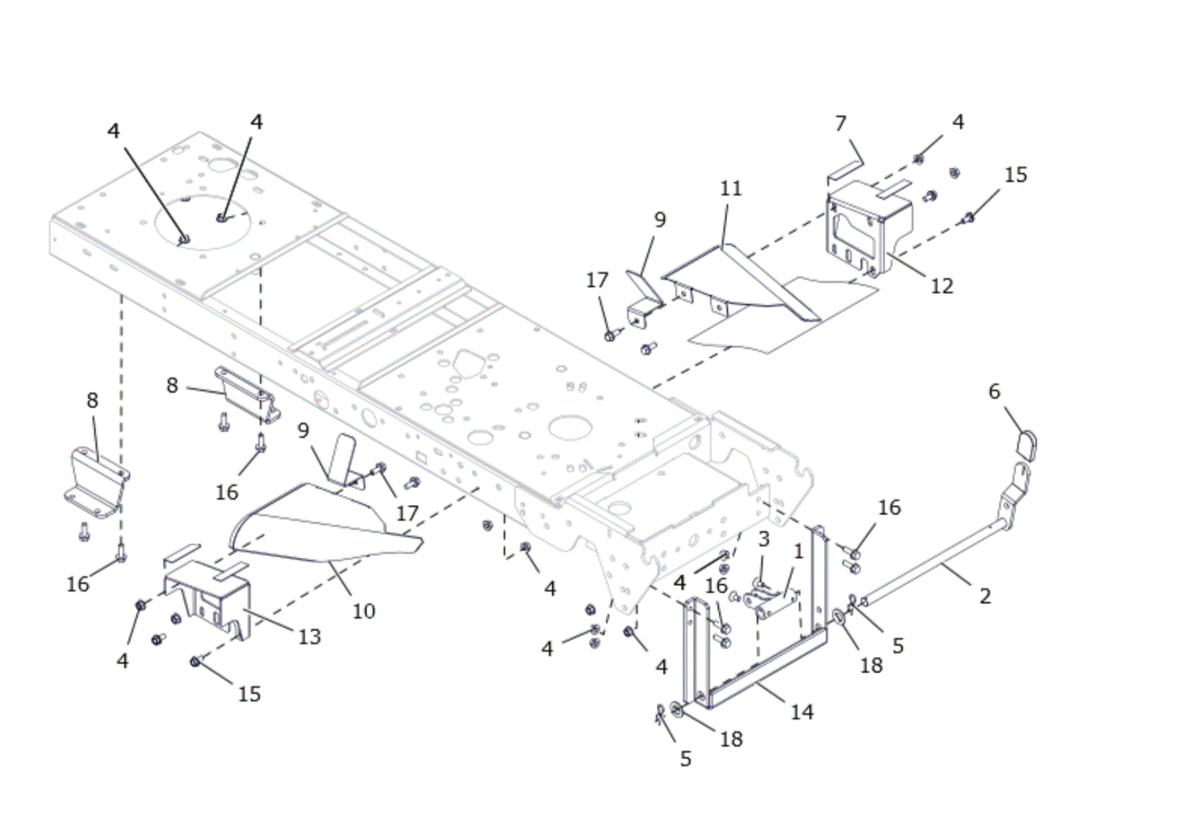 DECK TENSION CRADLE 