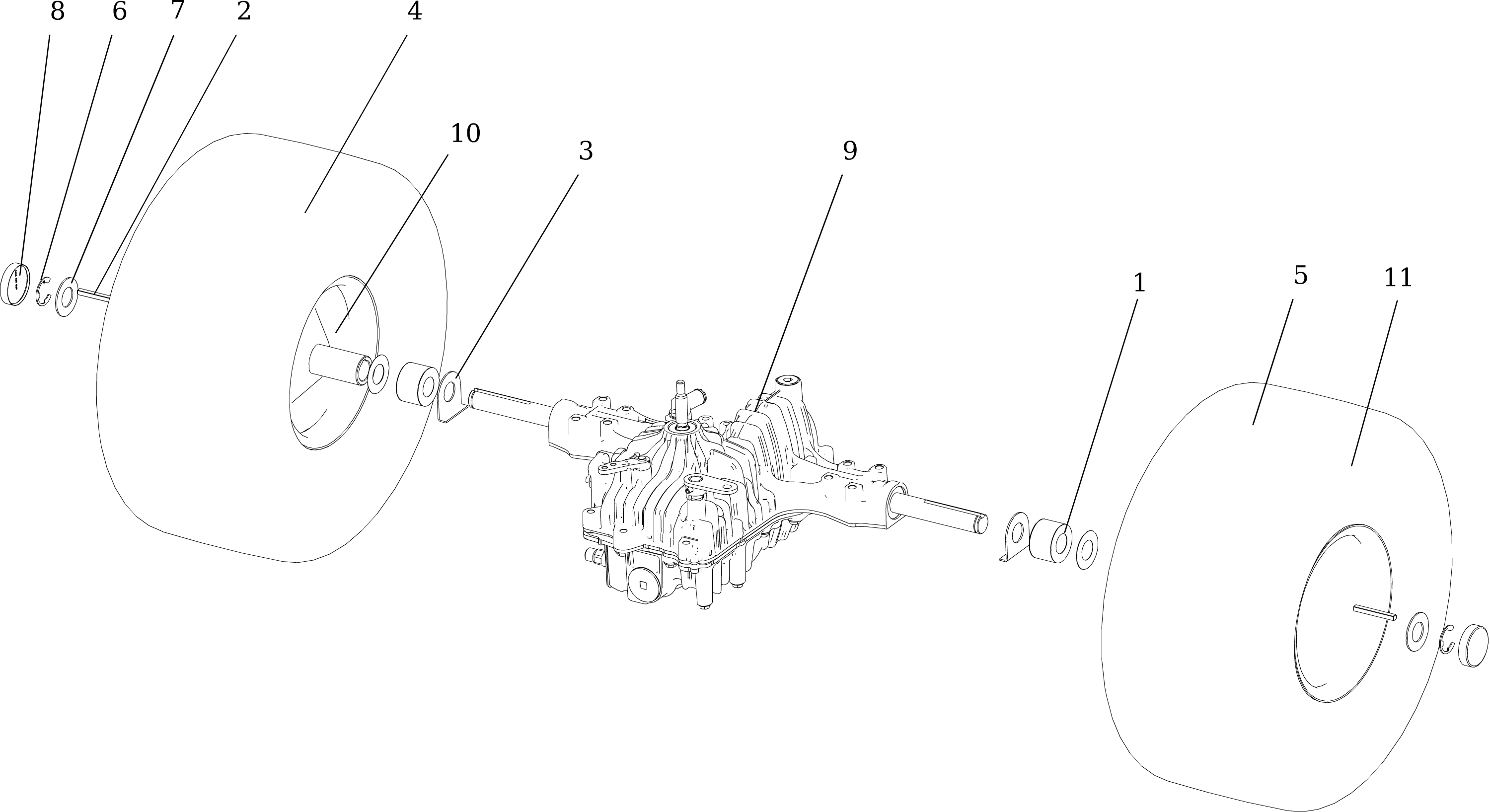 Rear axle