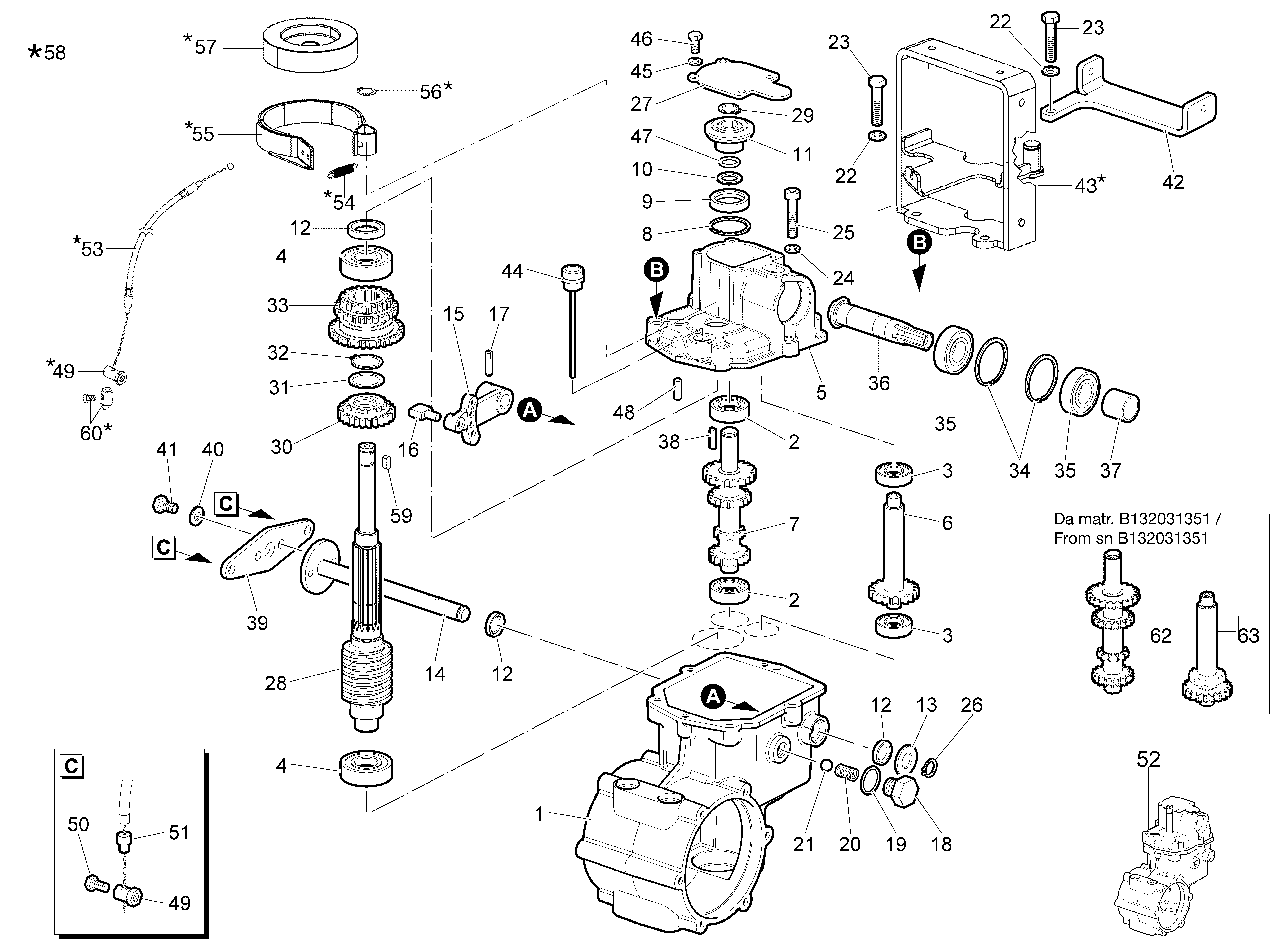  with brake from sn B133181826