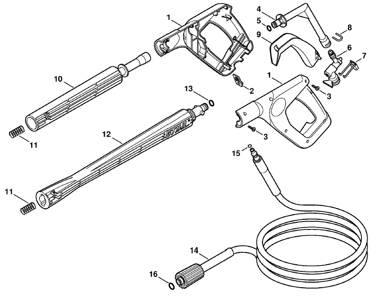 H Spray gun