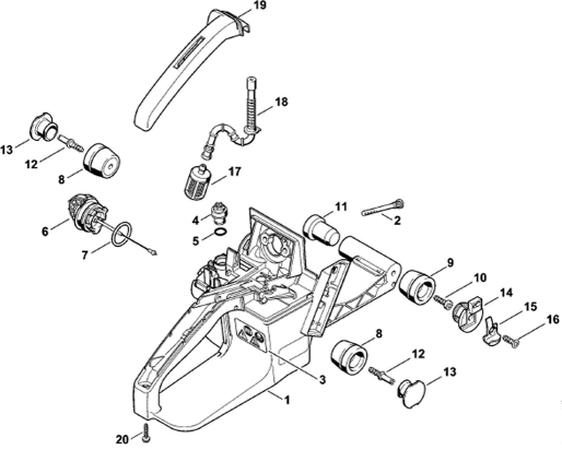 Tank housing - AV-System