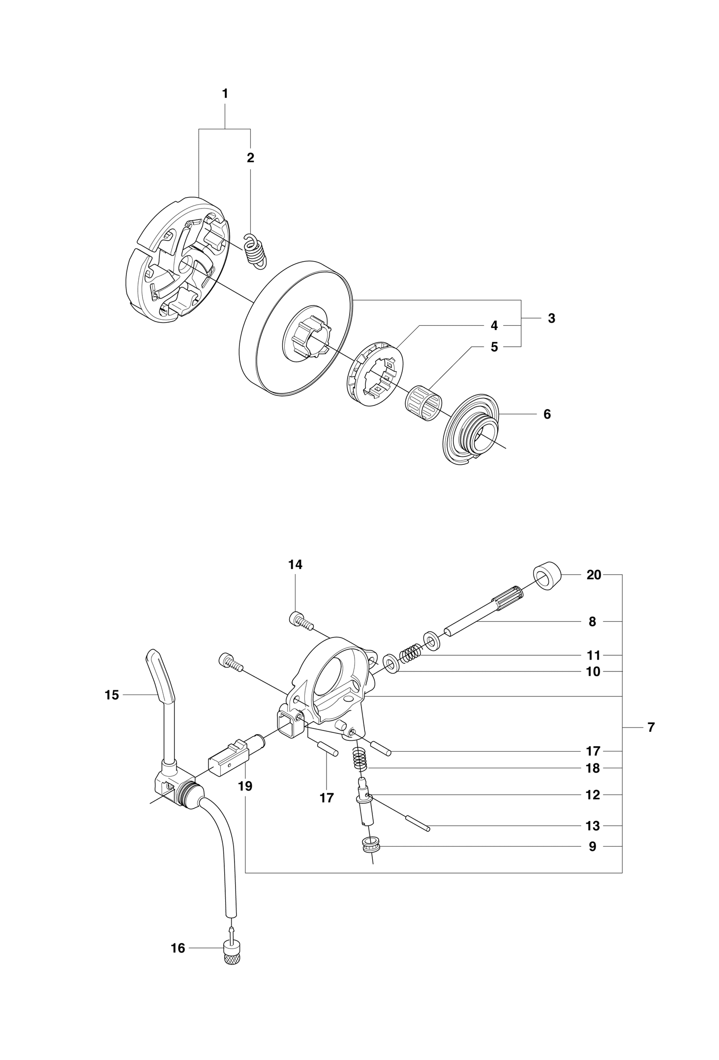 Clutch & Oil Pump