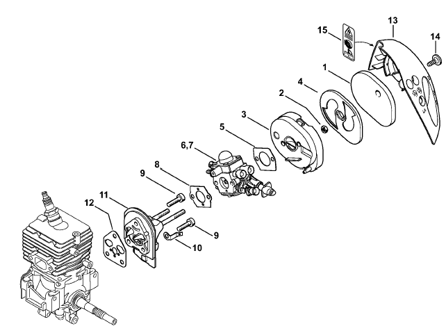 Air filter, Spacer flange