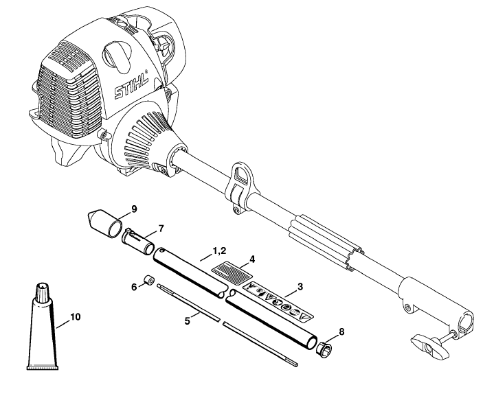 BF-KM Drive tube assembly