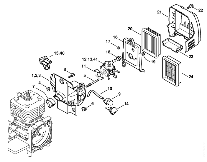 Carburetor housing
