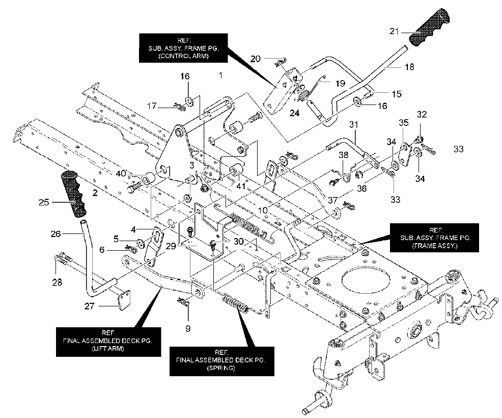 Mower Suspension Assembly