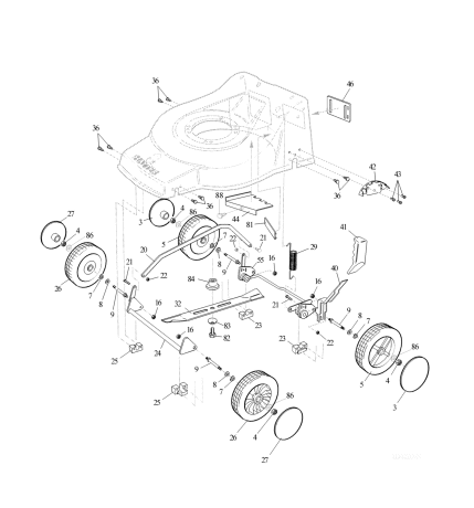 Lower Main Frame Assembly