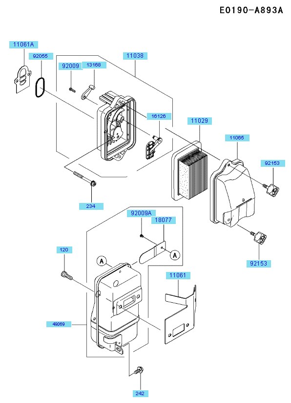 Air Filter - Muffler
