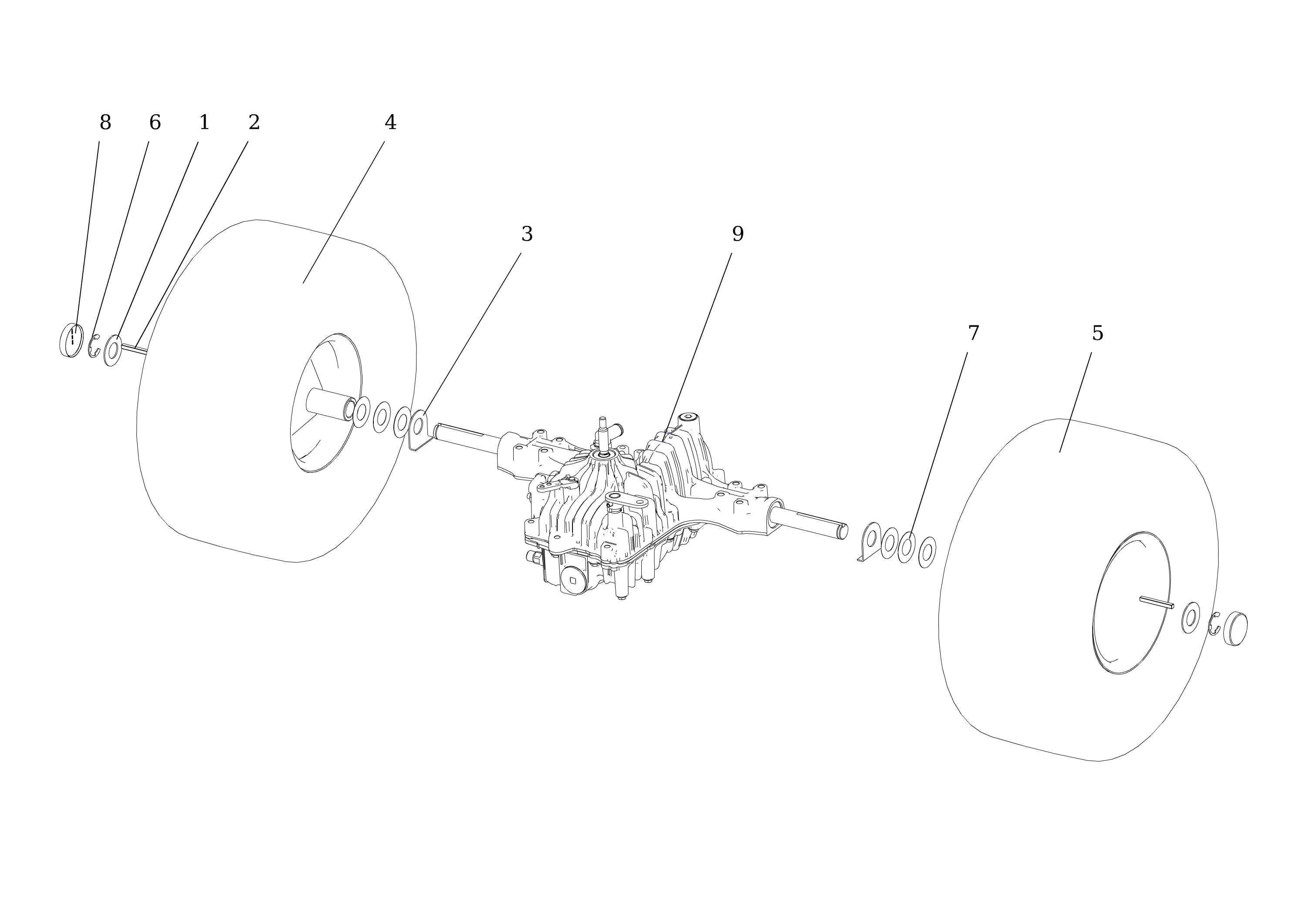 Rear axle