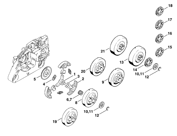Clutch - Chain Sprocket