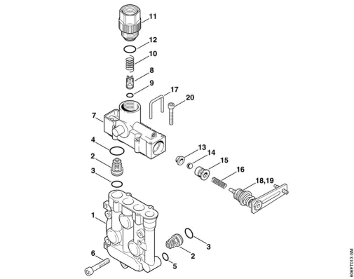 C-Valve block