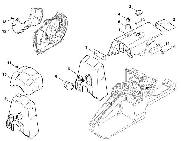 Shroud - Carburetor box cover