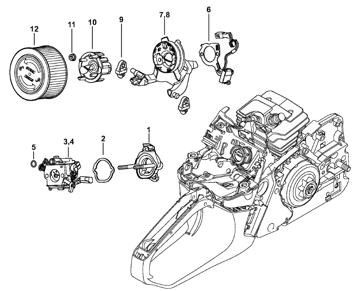 Carburetor bracket