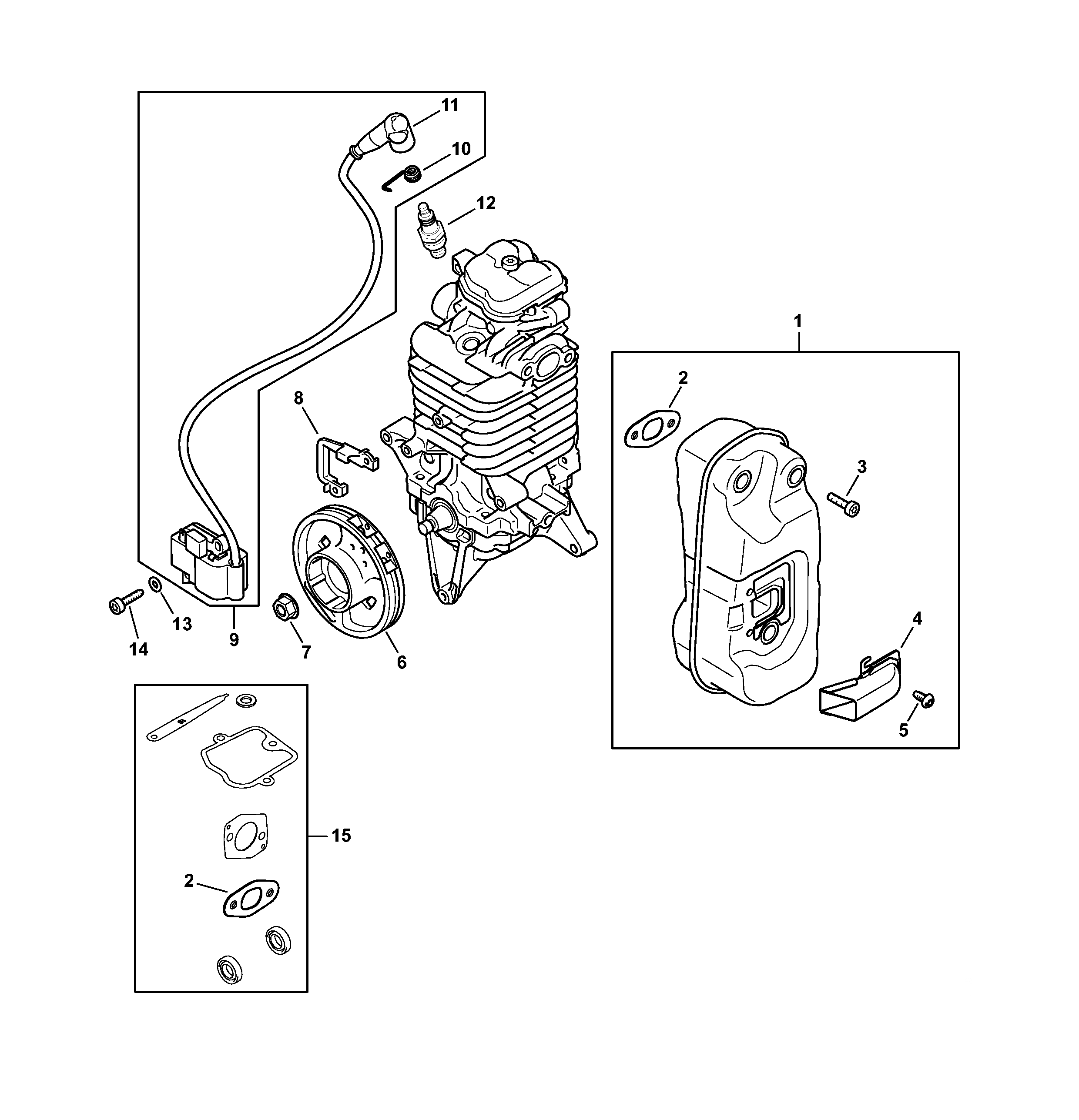 Muffler, Ignition System
