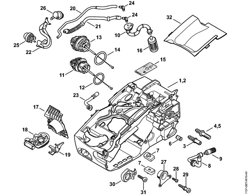 MS193CEZ-B-MOTOR-HOUSING