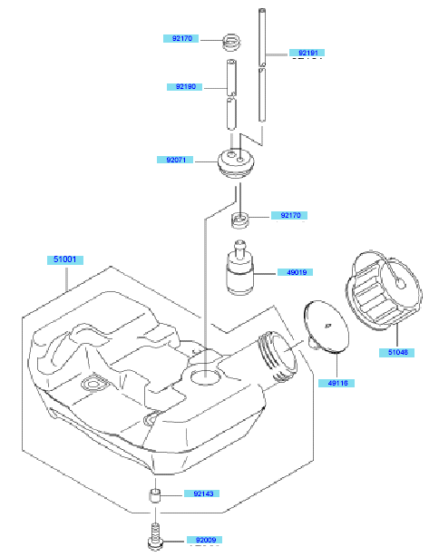 Fuel Tank & Fuel Valve