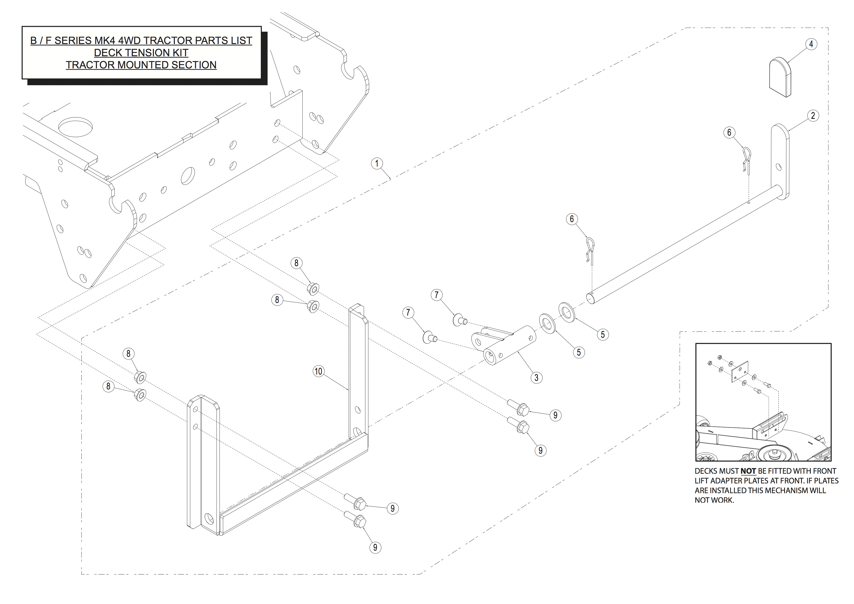 Deck Tensioner (36 HGM only)