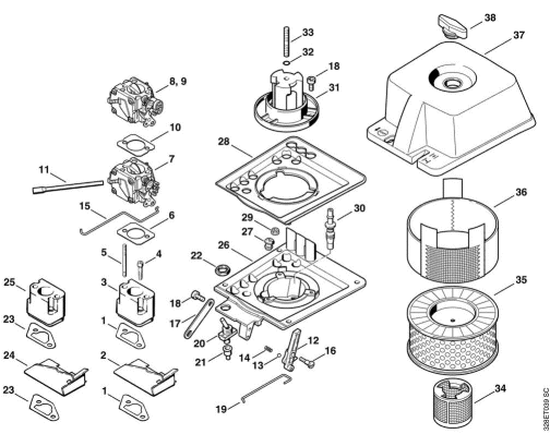 F-Filter housing