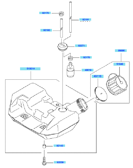 Fuel Tank/ Fuel Valve