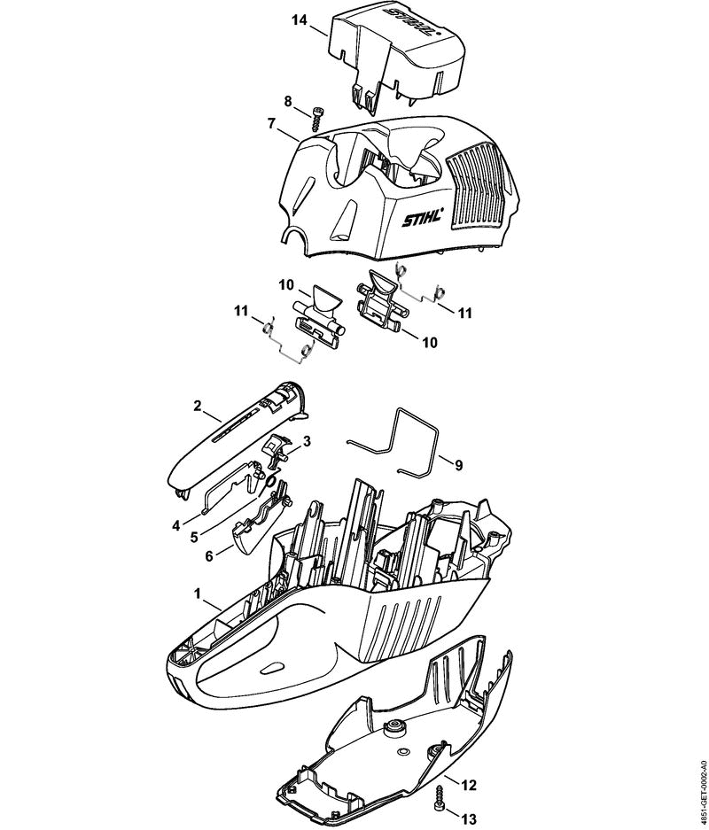 A HANDLE HOUSING 