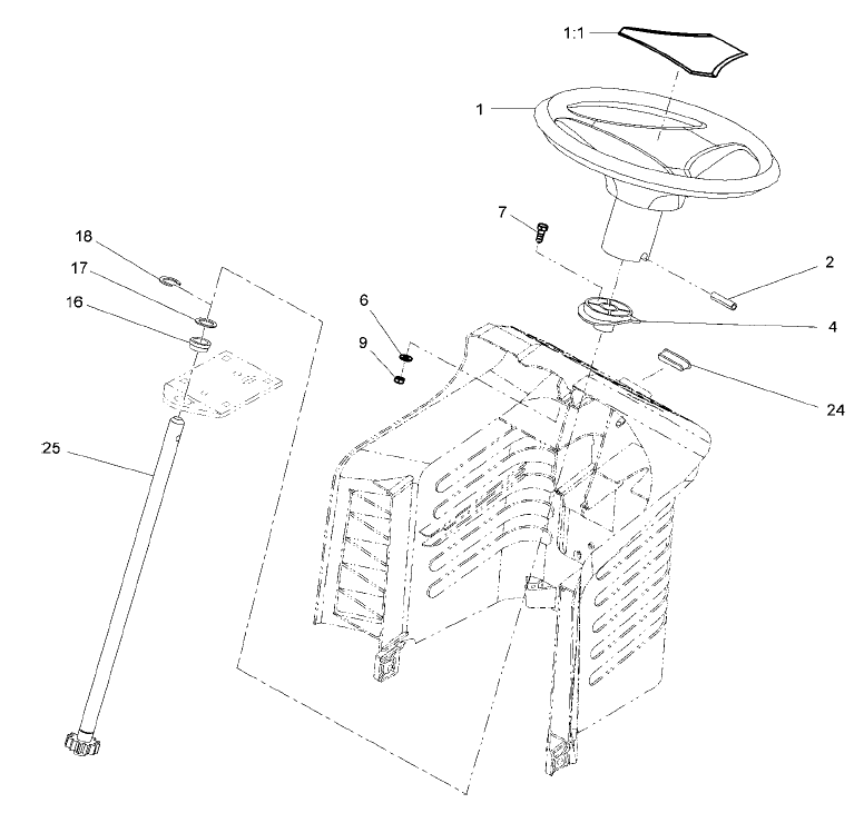 Fixed Steering Assembly
