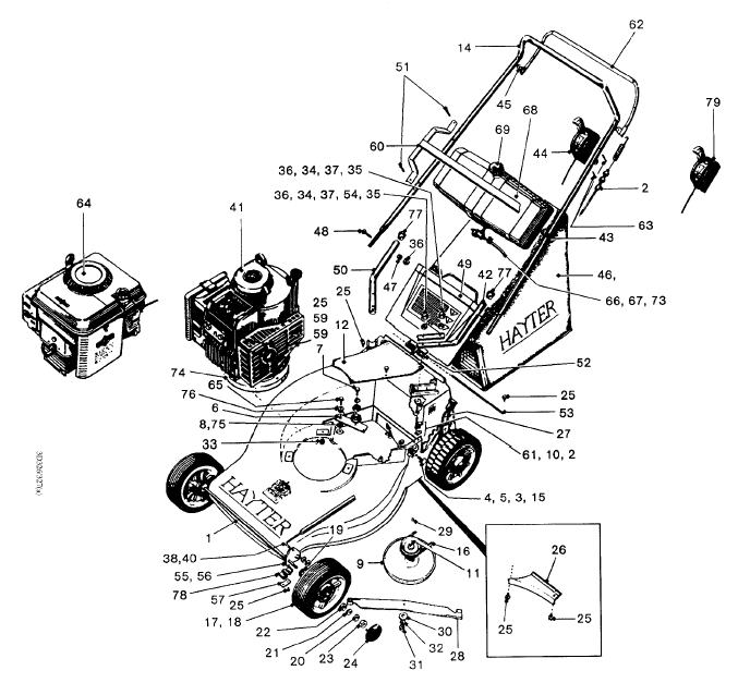  2 stroke autodrive mainframe assembly