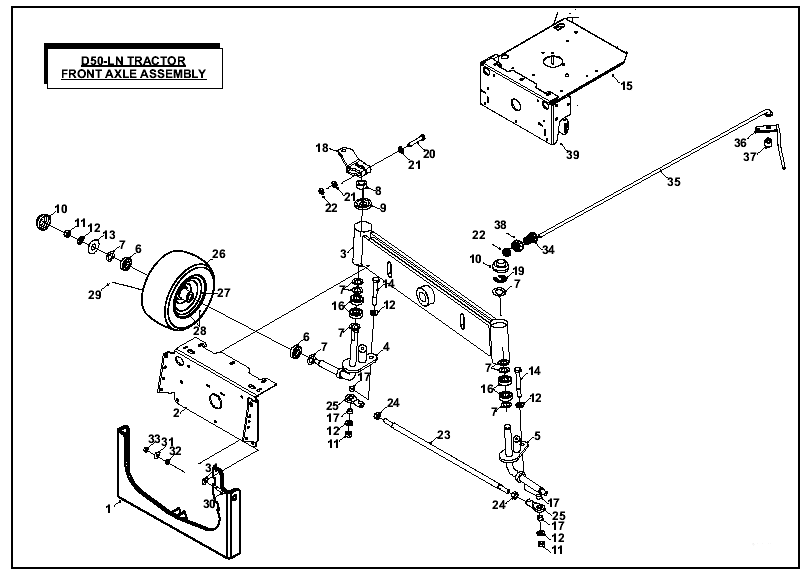 Front Axle Assembly
