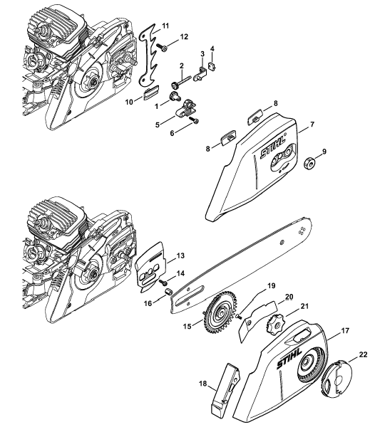 Chain Tensioner Chain sprocket cover