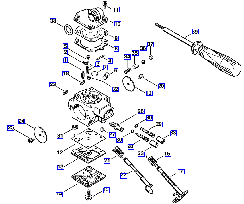 Carburetor HD-34A