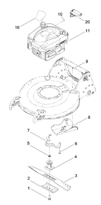 Engine & Blade Assembly